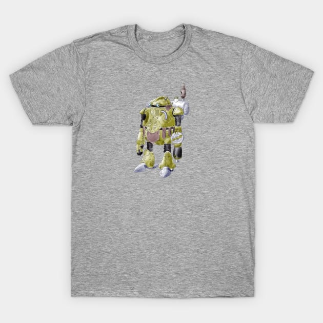 Robo Watercolor T-Shirt by GingerCatGirlPrime 